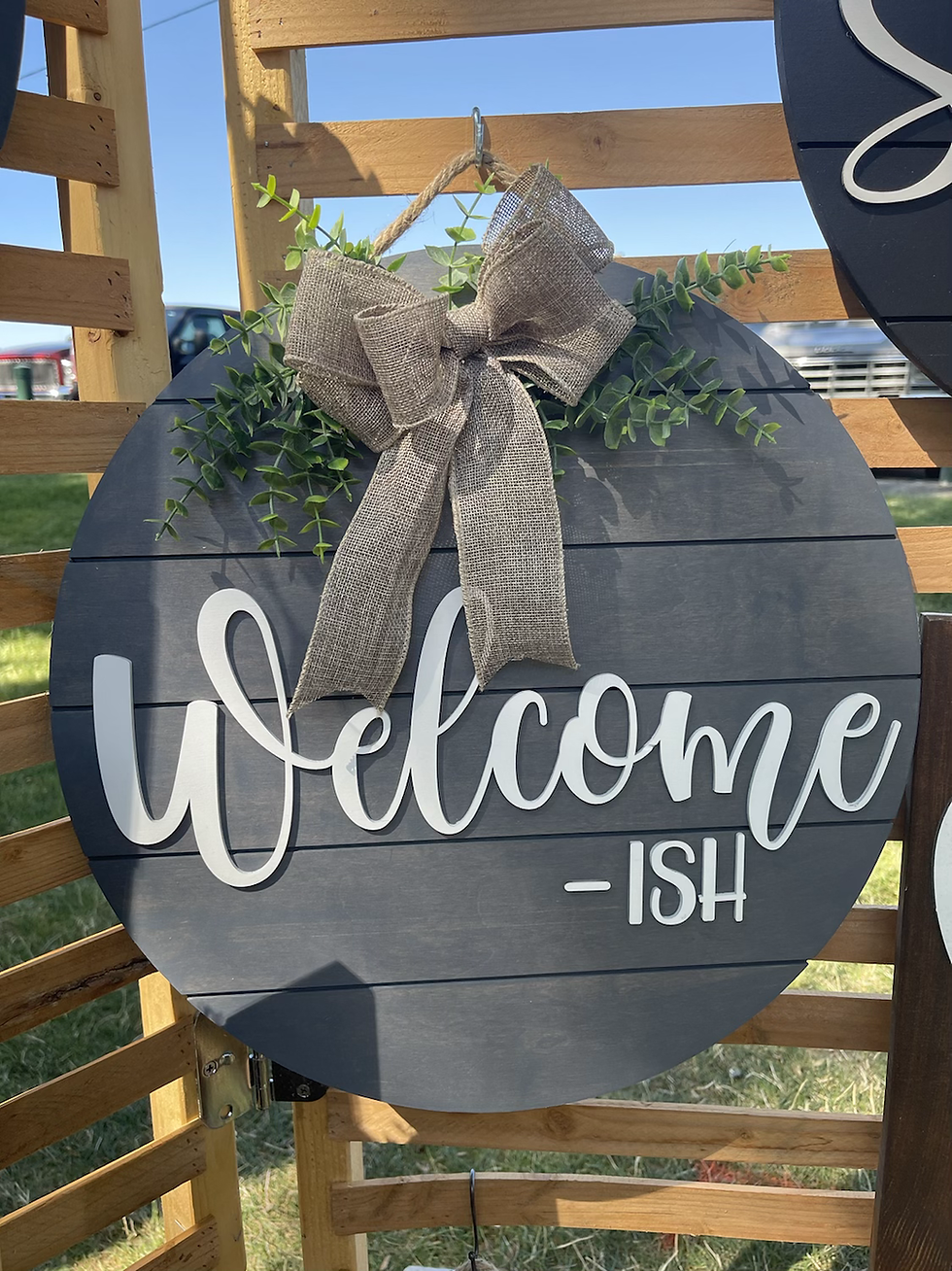 Thumbnail: Welcome-ish Door Hanger