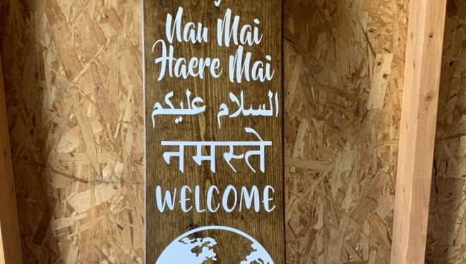 World Languages - Welcome Sign