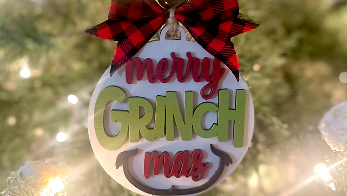 Merry Grinchmas Ornament
