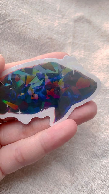 Thumbnail: Dusk Oscarfish Vinyl Holographic Sticker 2.5-inch