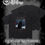 Thumbnail: "God of Nothing" Ripped Boxy Snow Washed Raw-Hem T-Shirt in Black