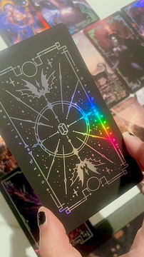 Thumbnail: "Ace of Cups" Darqprism Tarot Card with Holographic Foil
