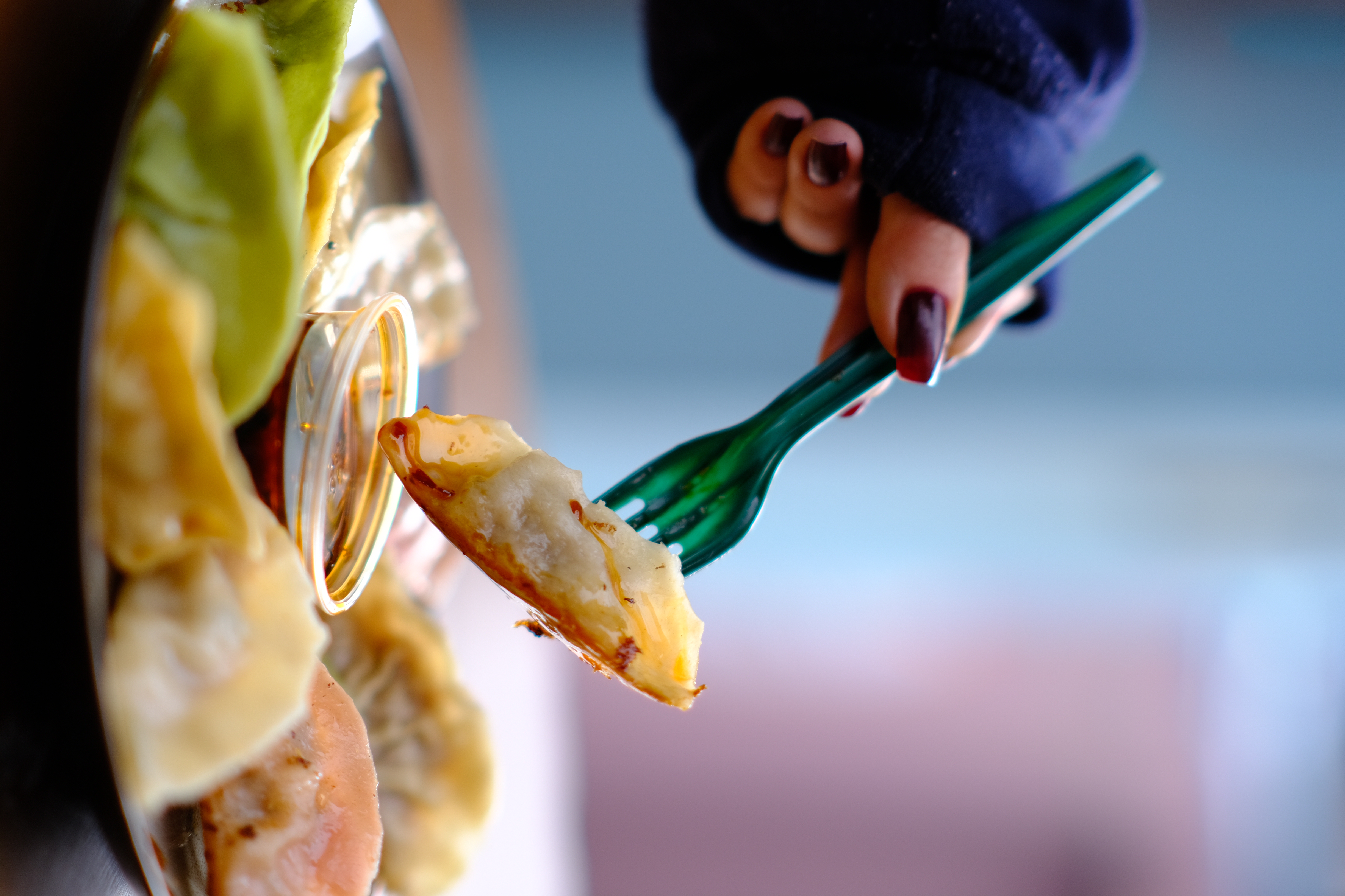 Arranged Food and Objects