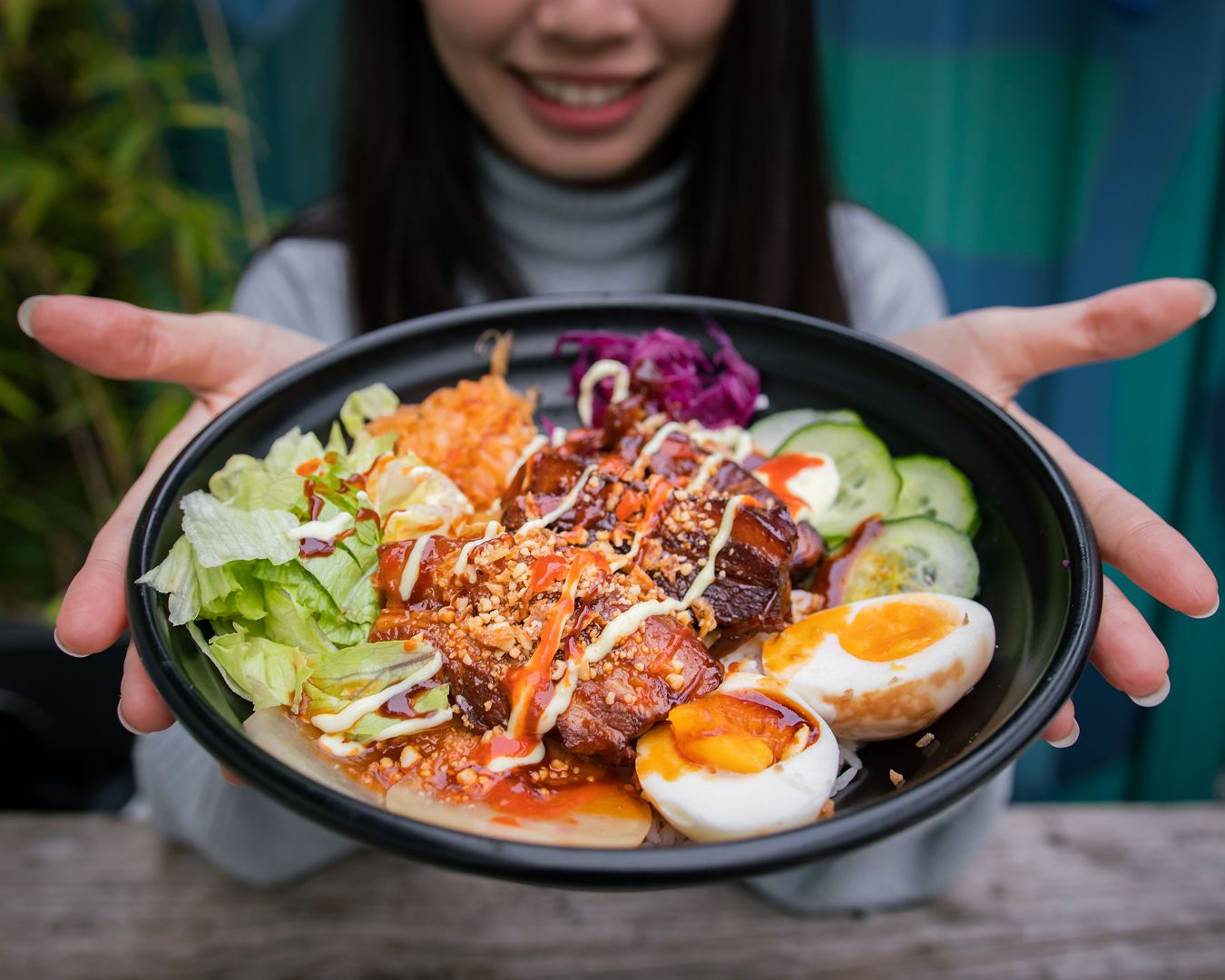 Arranged Food and Objects