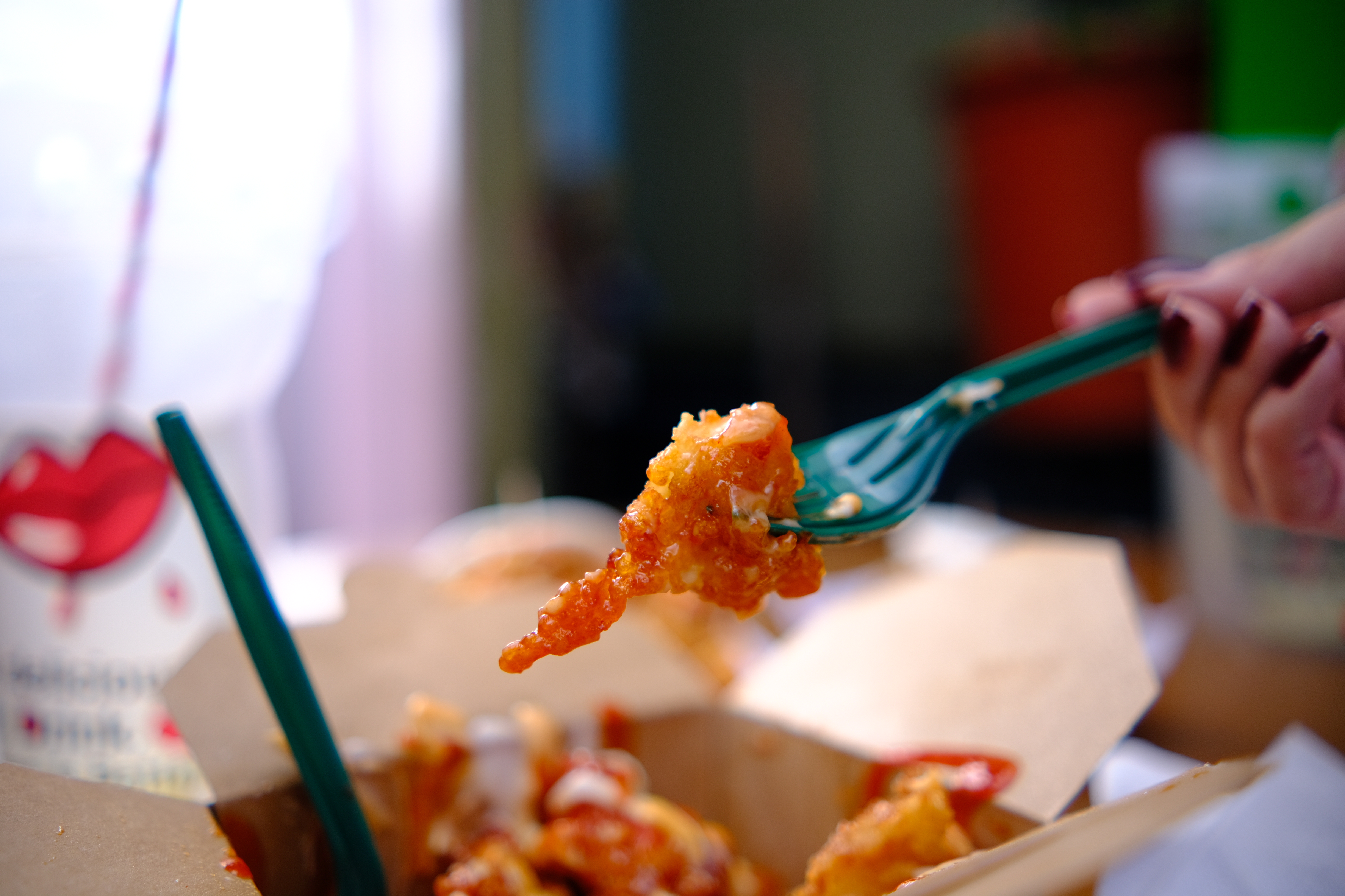 Arranged Food and Objects