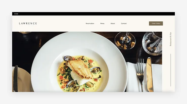 creazione sito web chef 