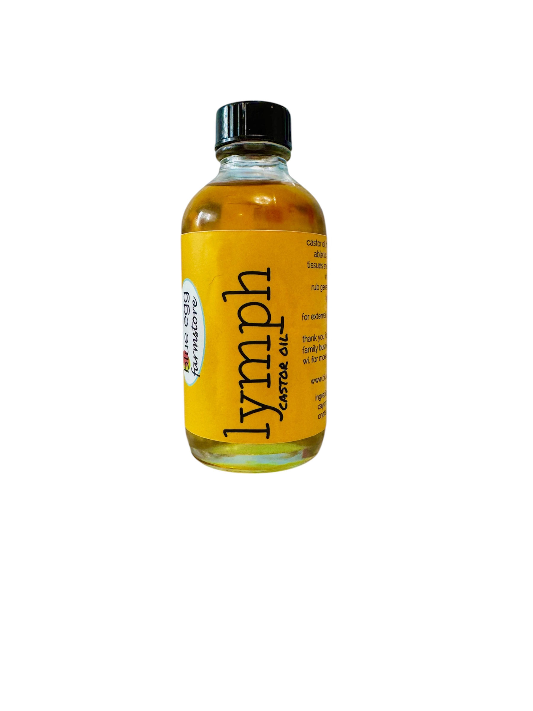 organic castor oil: lymph