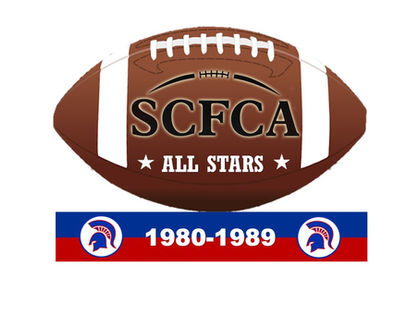 1980 - 1989: NS Football Schuylkill County Football Coaches Association All Stars (SCFCA) 
