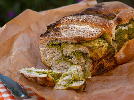 Pain au basilic