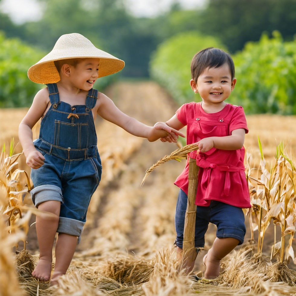 "Harmony in Nature: Farmland with Weekend Villas"