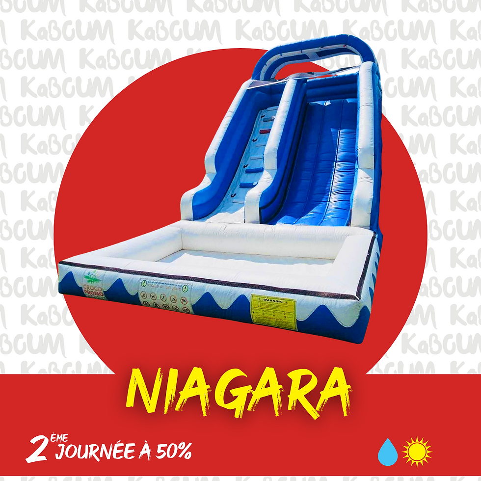 Jeu aquatique gonflable - Niagara