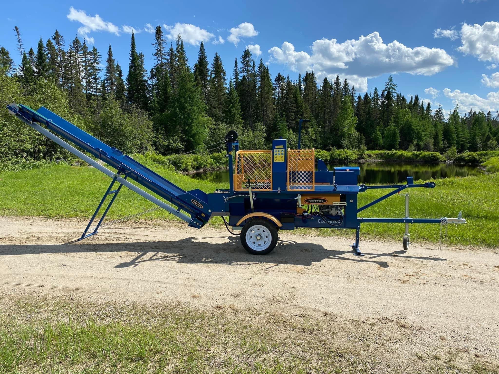 Transformateur de bois de chauffage | EcoPro300 | Moteur Honda