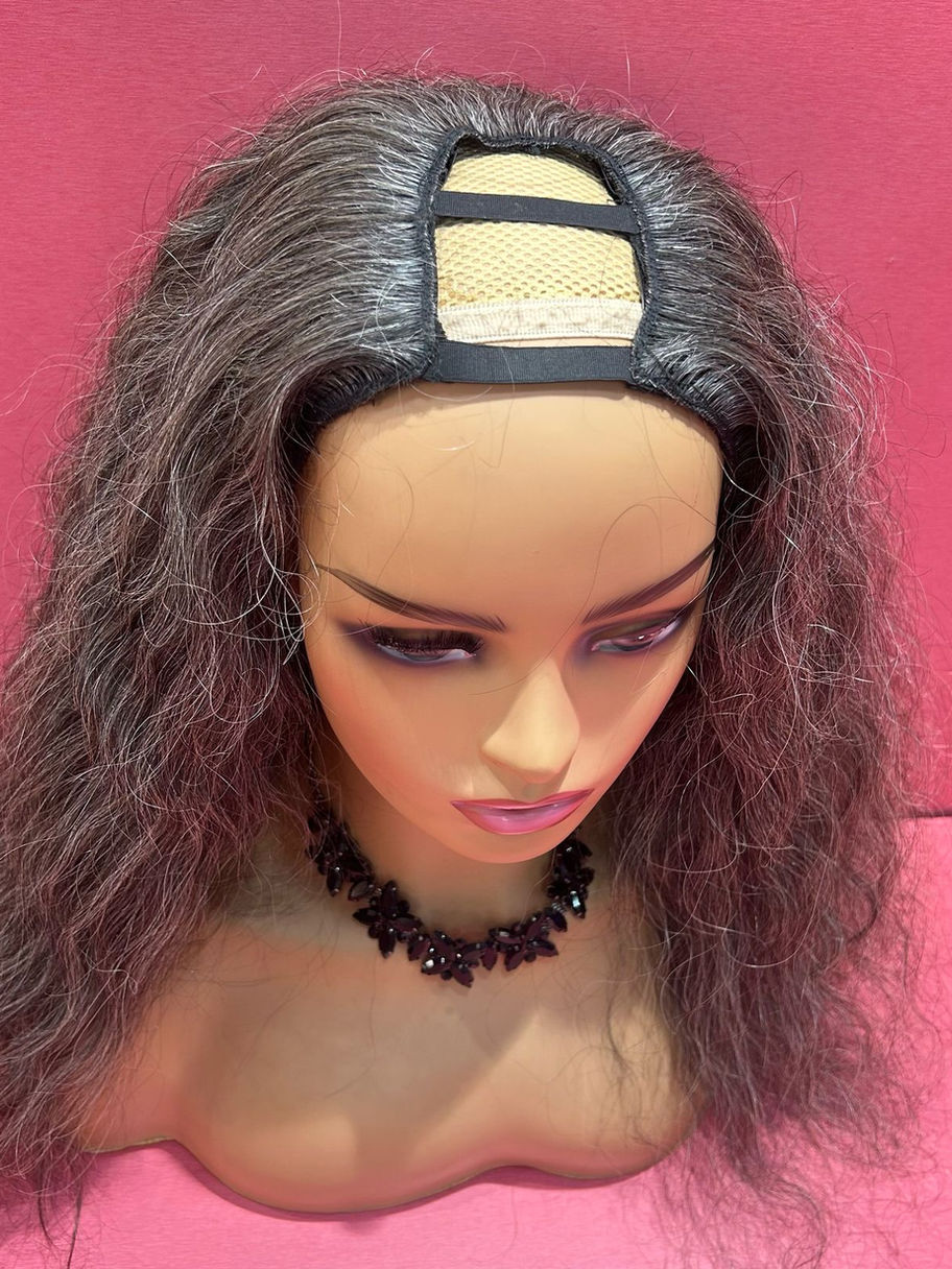Curly U-Part Human Hair Wig | Natural, Versatile & Easy to Style