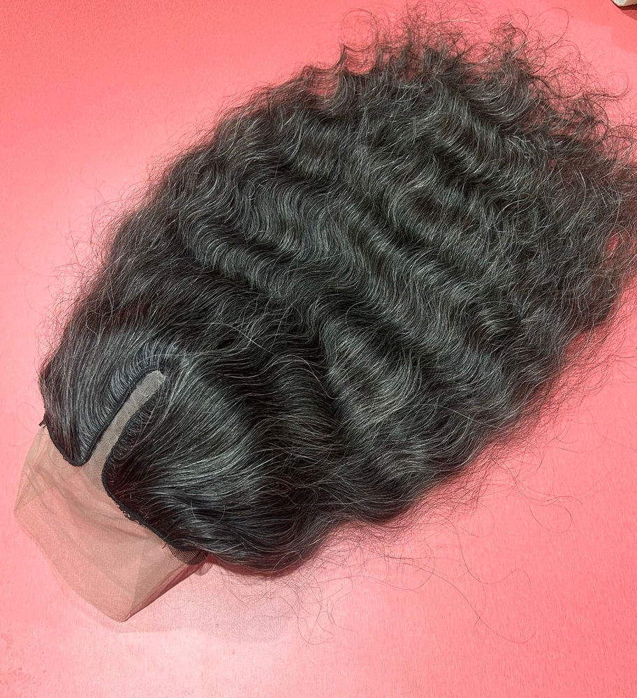 Natural hairline human hair u part wig