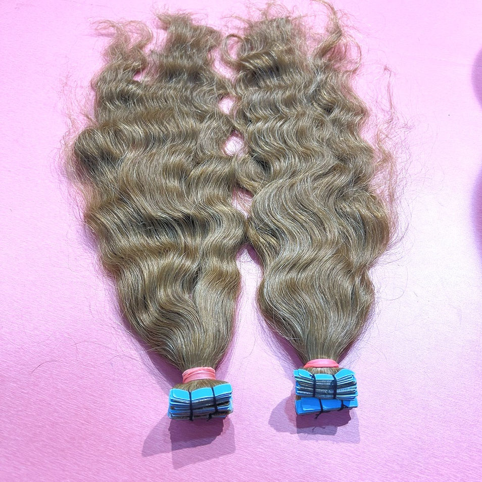 Tape in Hair Extensions Honey Blonde Color