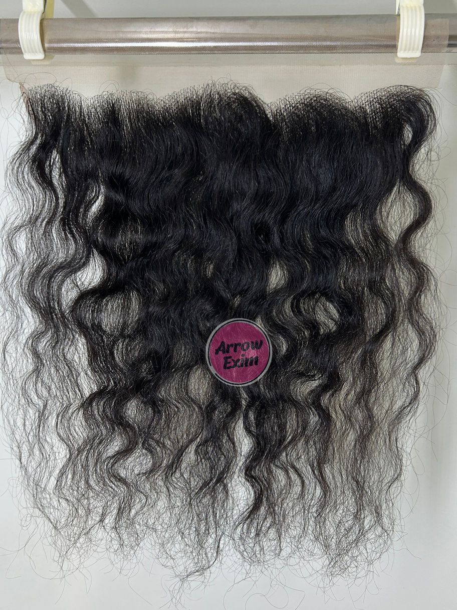 Deep Curly Human Hair Swiss Lace Frontal