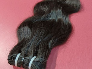 Wavy Indian Unprocessed Human Hair Cuticle Aligned Single Donor Virgin Remy Hair Bundles Wigs Etc.