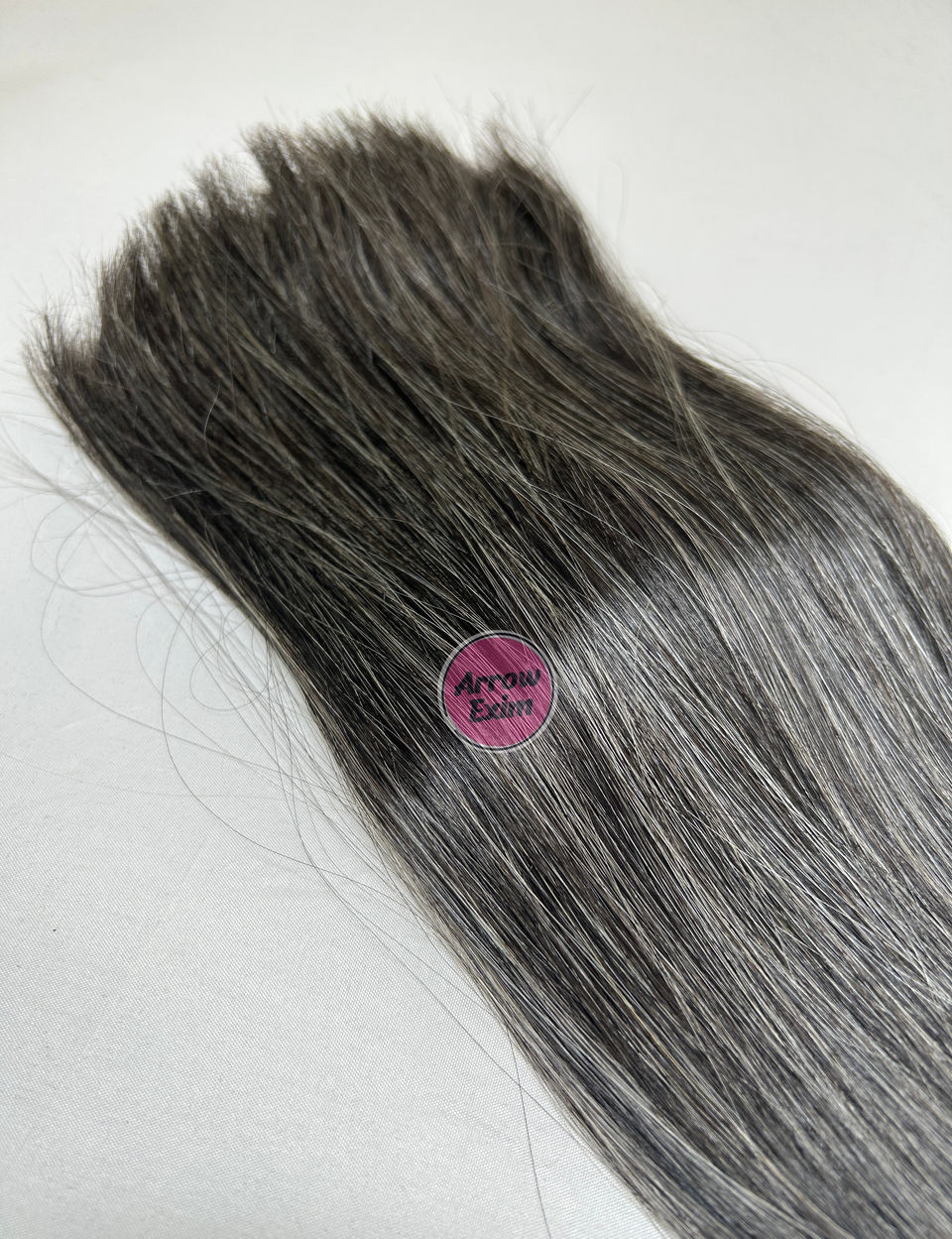 Double Drawn Grey Straight Human Hair Bundles – 100% Raw Virgin Hair Extensions