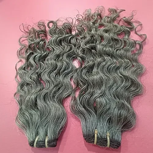 Curly weave cheap grey