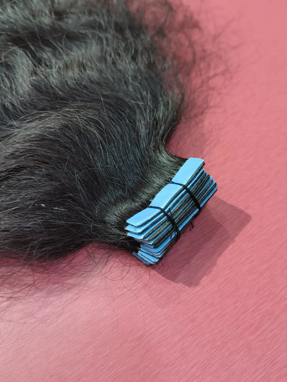 Deep Curly Tape-in Human Hair Extensions