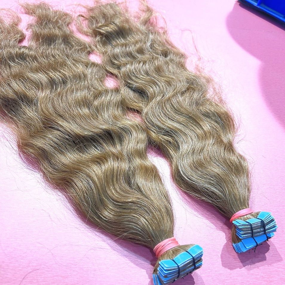 Tape in Hair Extensions Honey Blonde Color