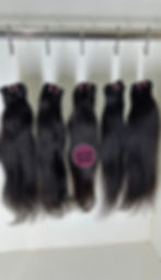 Straight Human Hair Bundles – 5 Pack Double Weft Virgin Hair Extensions