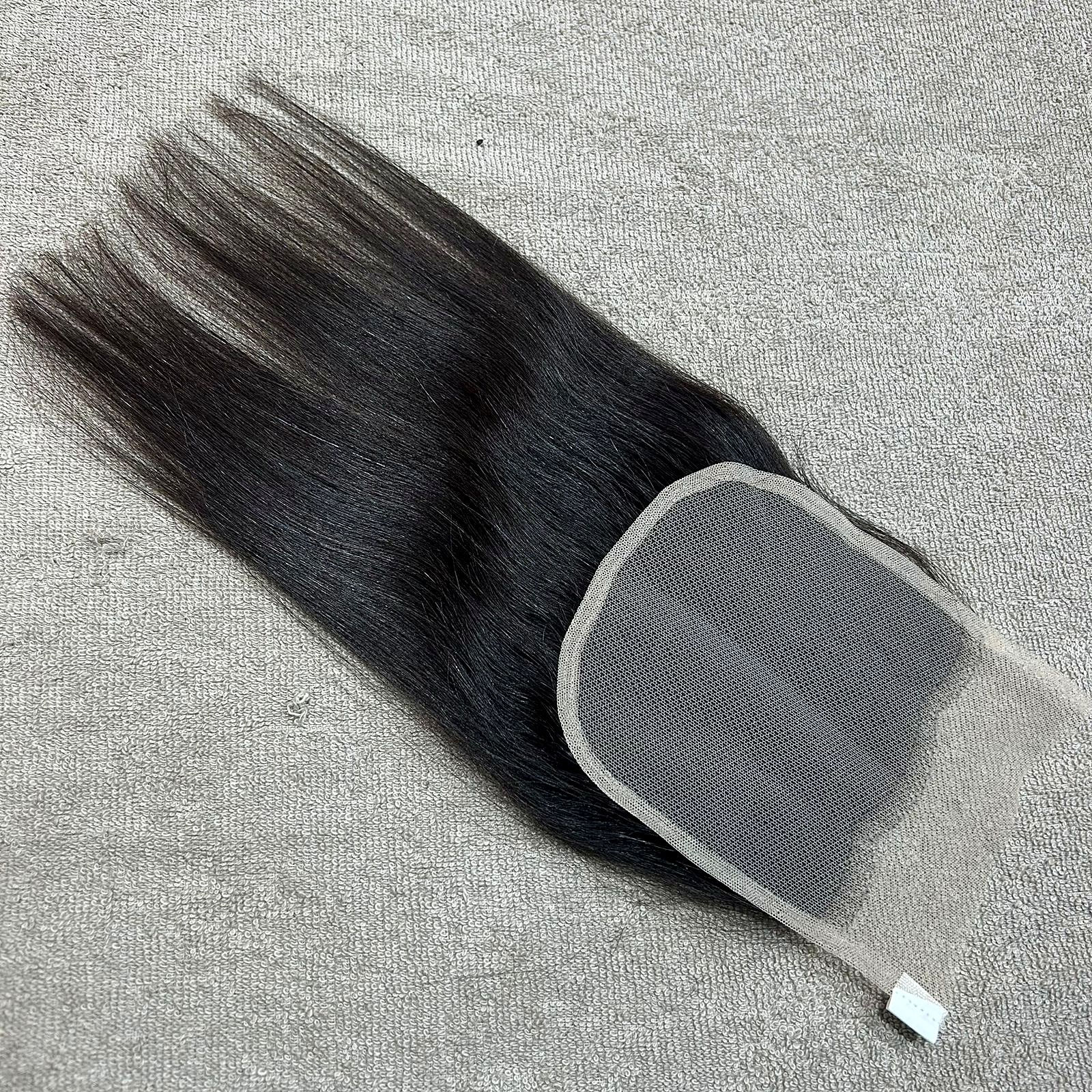 Transparent Lace Closure Straight 5x5