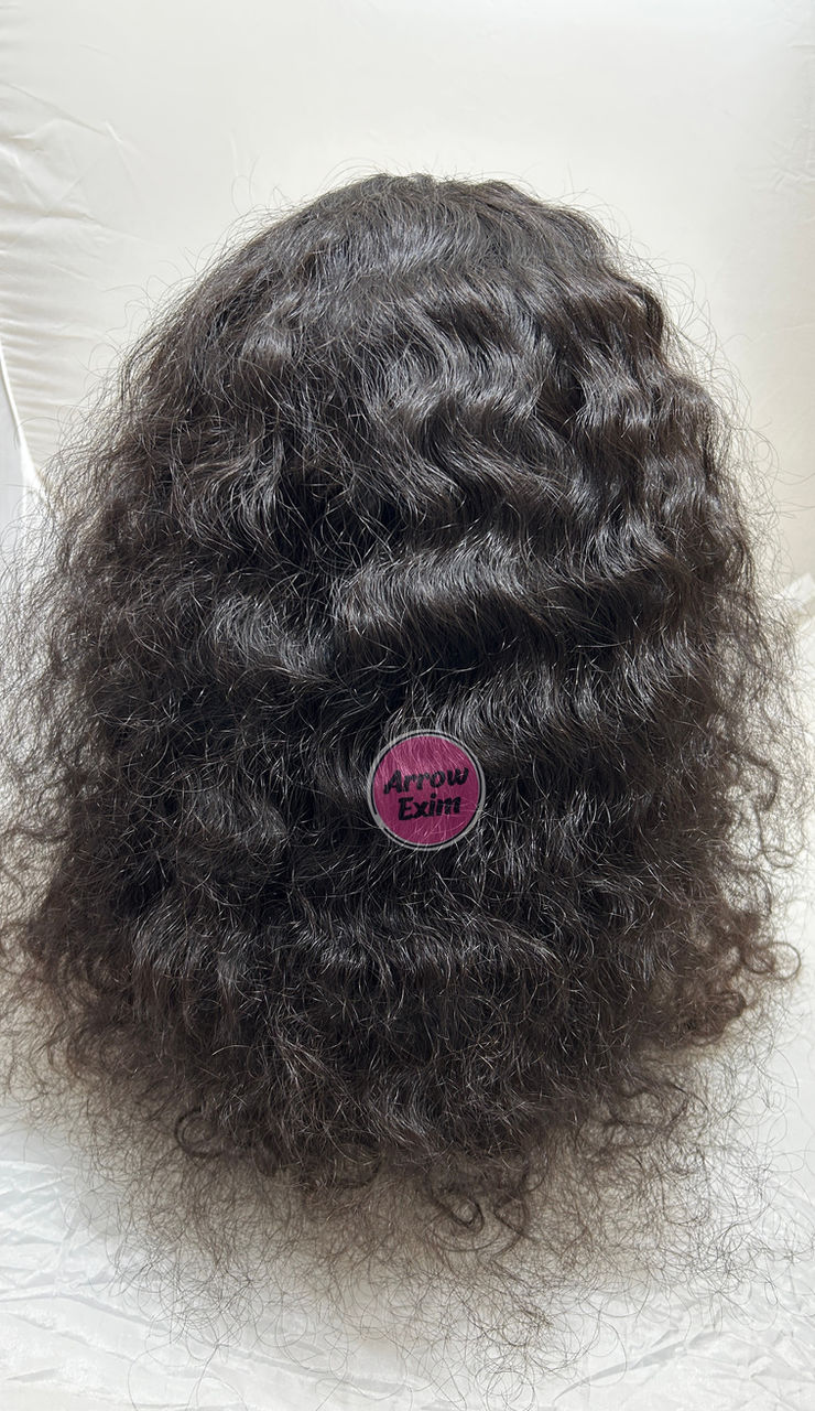 Premium Curly Frontal Wig – Natural Look, Soft & Full Volume, 100% Human Hair