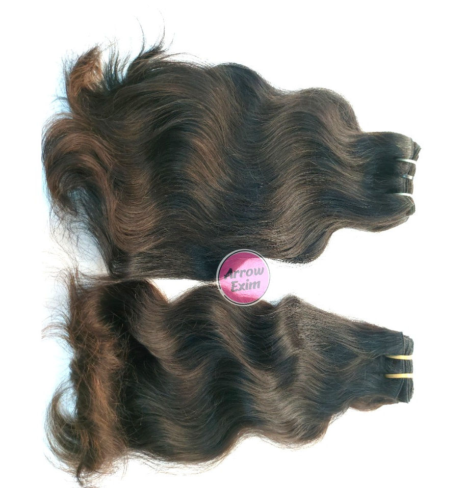 Double Drawn Human Hair Bundles