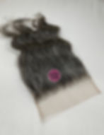 Grey Swiss Lace Human Hair Closure