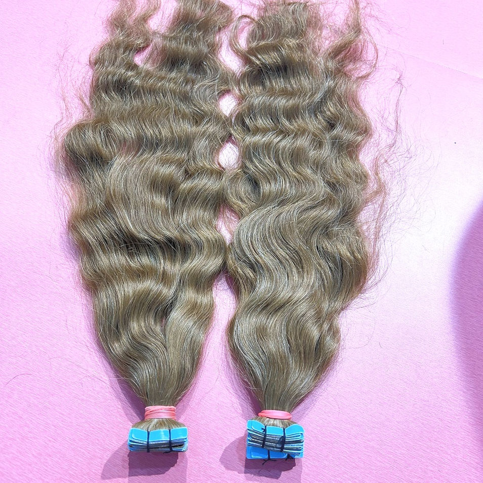 Tape in Hair Extensions Honey Blonde Color