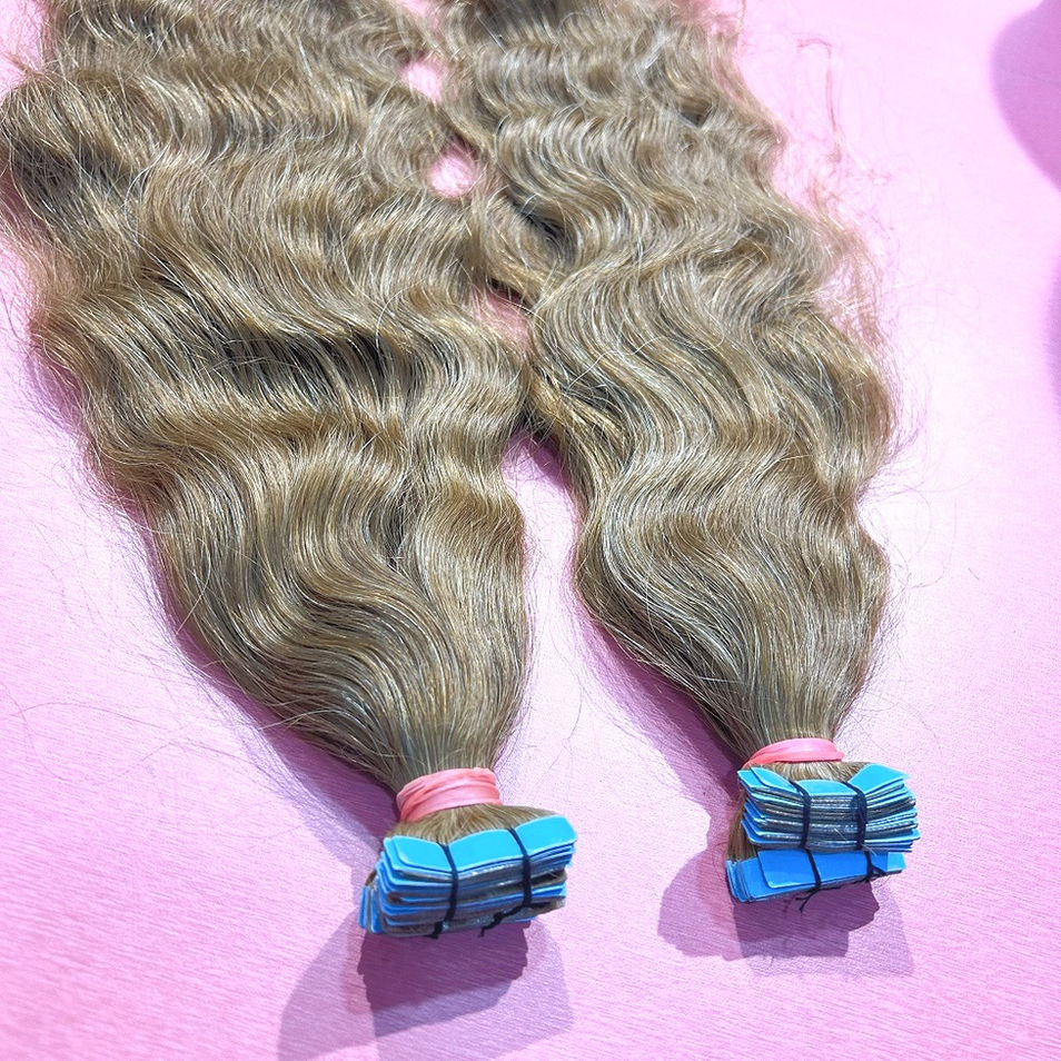 Tape in Hair Extensions Honey Blonde Color