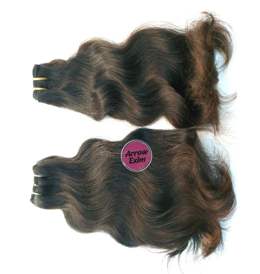 Double Drawn Human Hair Bundles