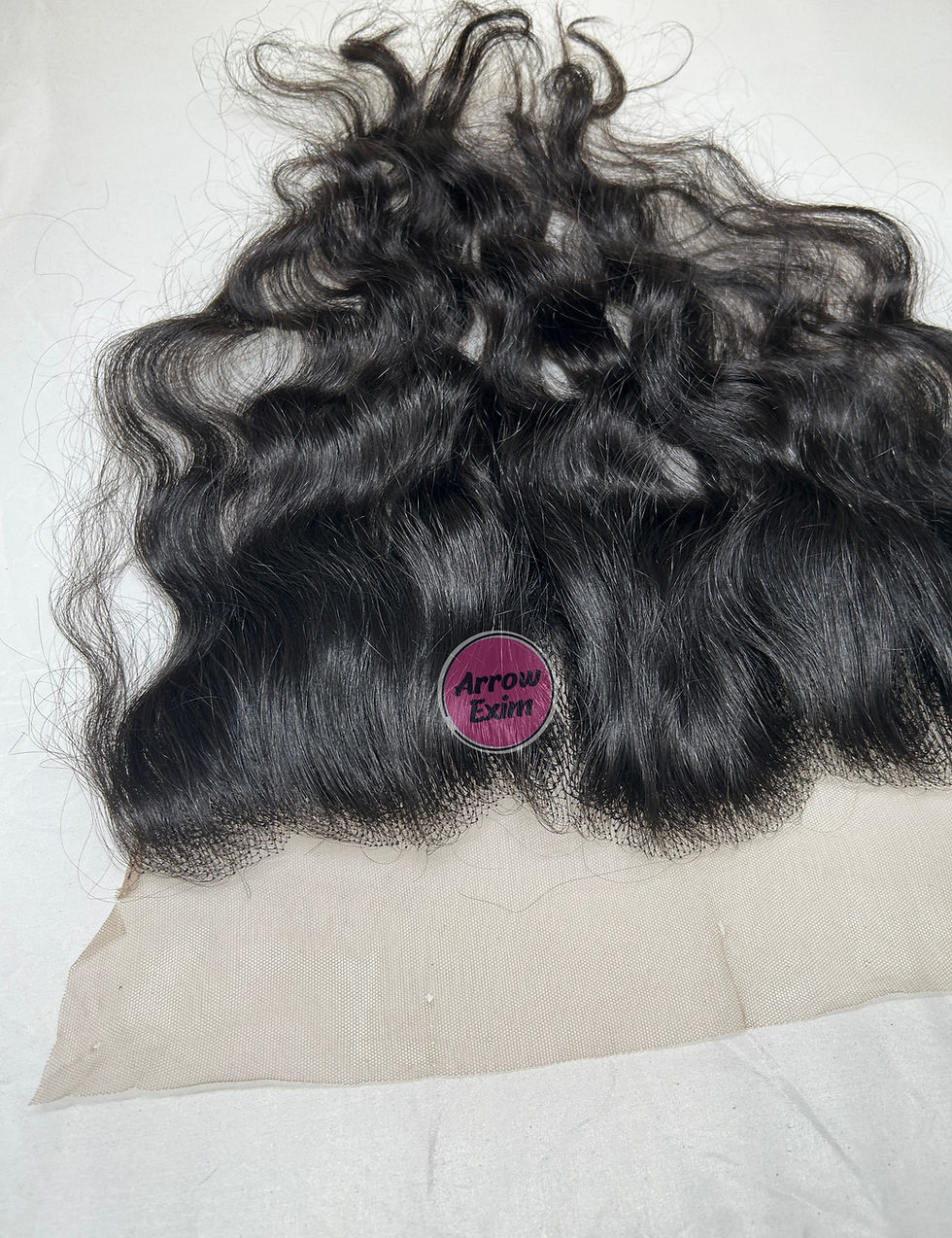 13x4 Wavy Swiss Lace Frontal – 100% Human Hair, Natural Hairline