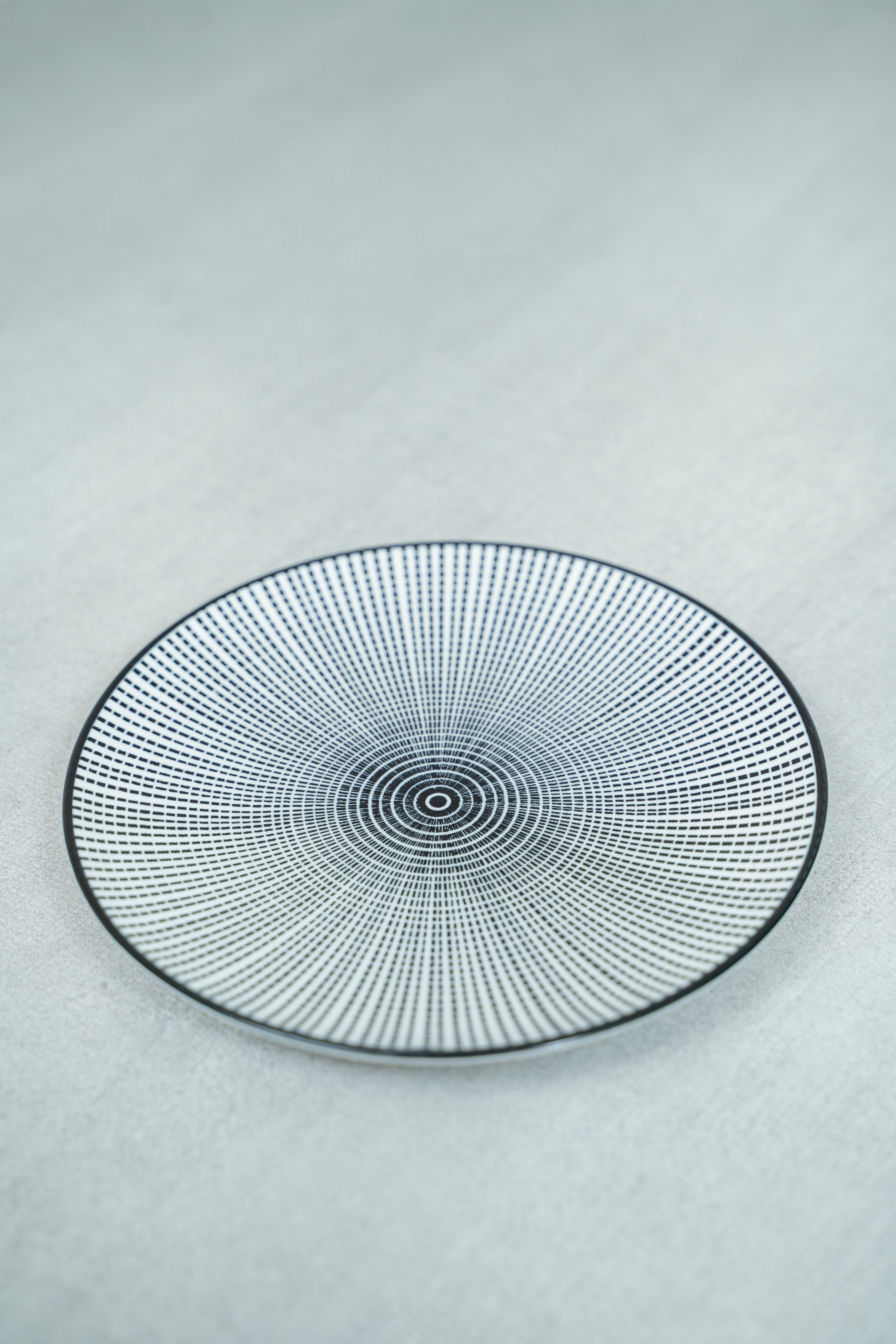 Plato picadera/postre 8¨Blanco/Negro