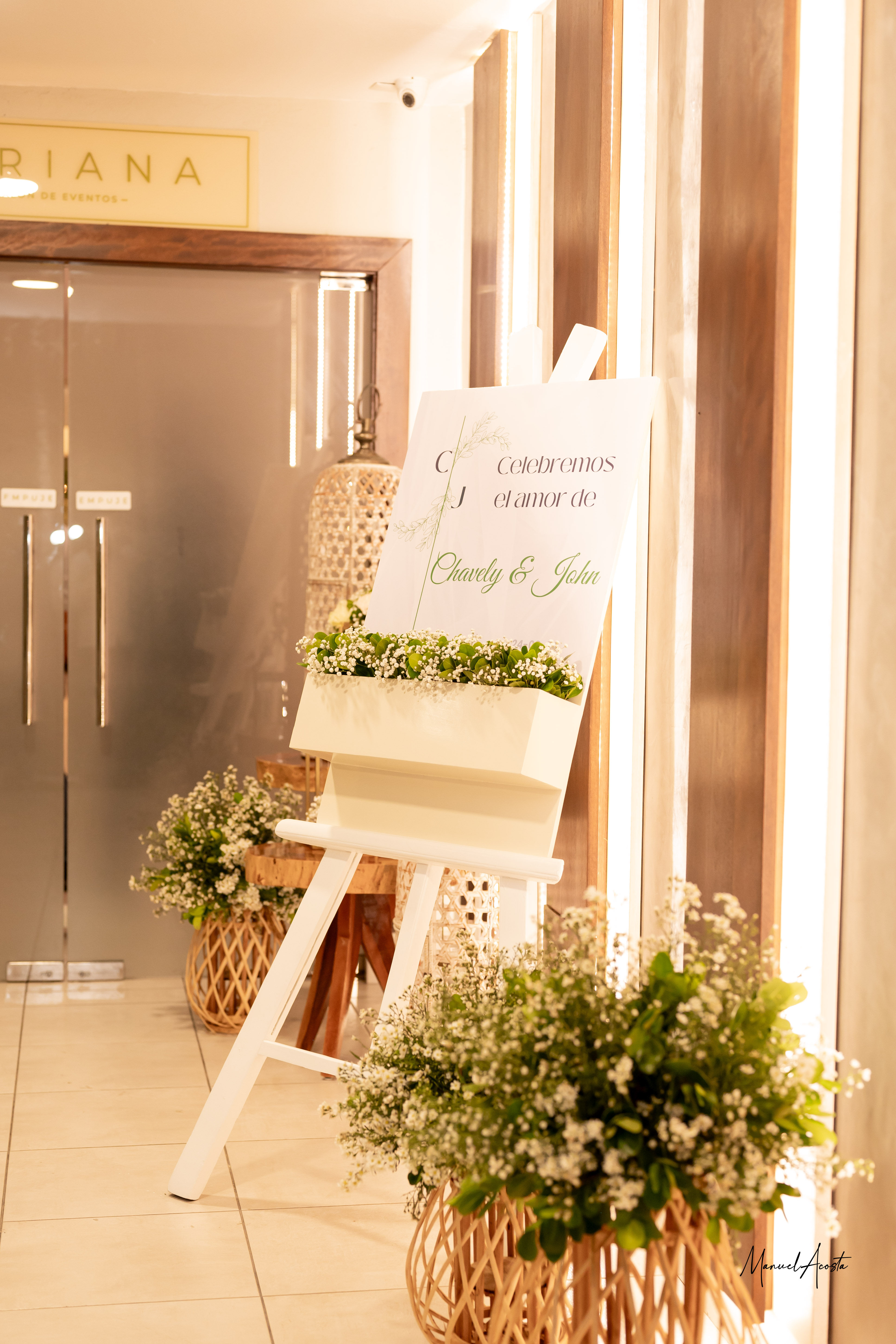 Marco floral 36 x 24