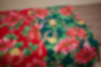 Thumbnail: Tope 72x72 Flor Pascua fondo rojo/verde #1283 #2058