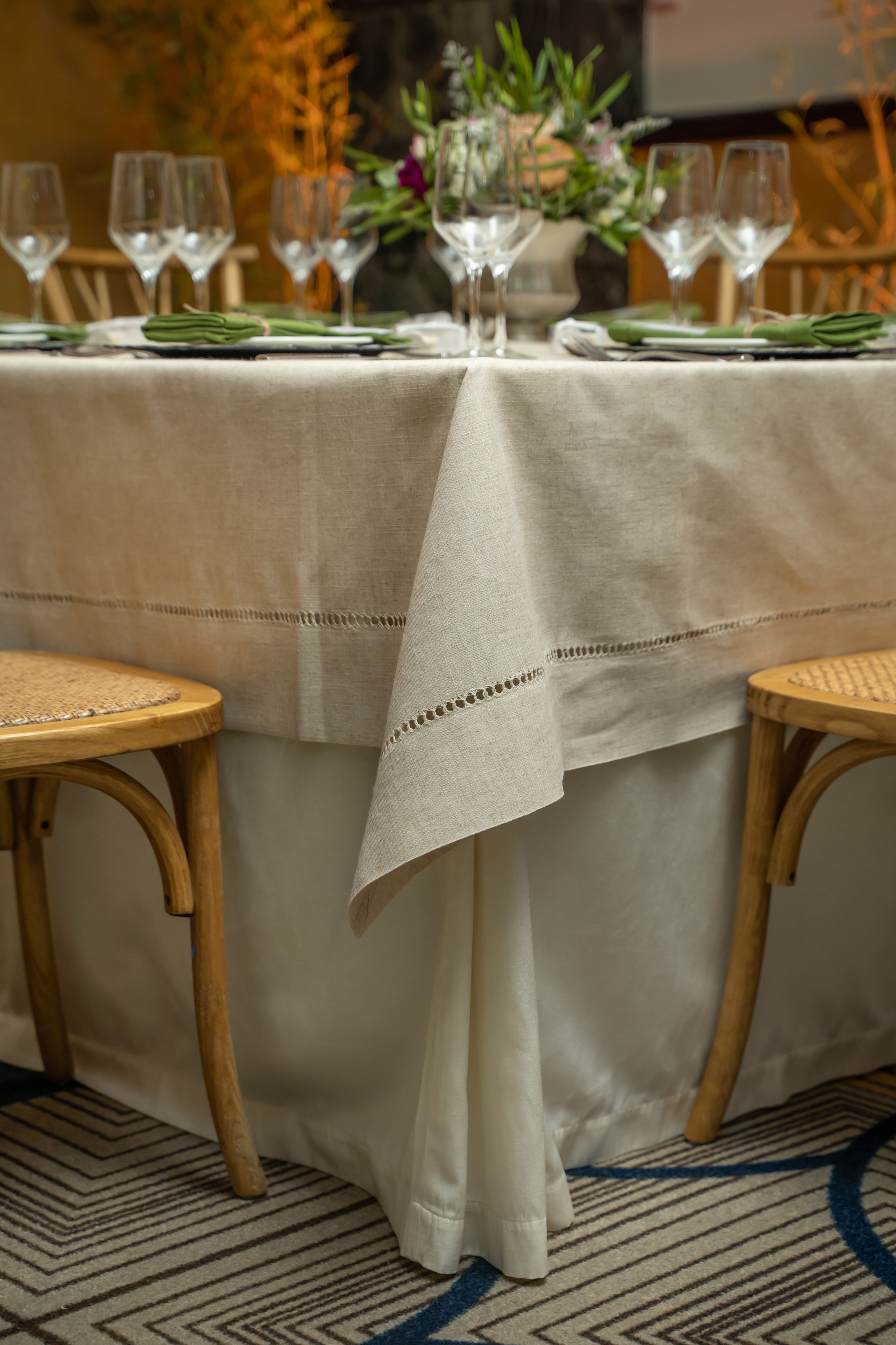 Mantel 90x90 lino Toscana