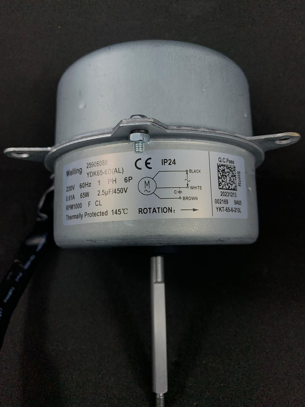 Miniatura: Motor Ventilador Condensadora -25906088 P/ Ar Condicionado de 18000-30000 Btus 