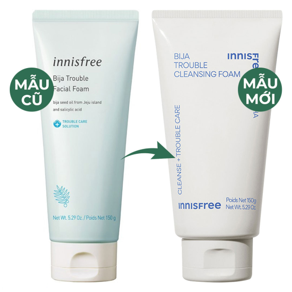 Innisfree Bija + BHA Trouble Cleansing Foam 150gr