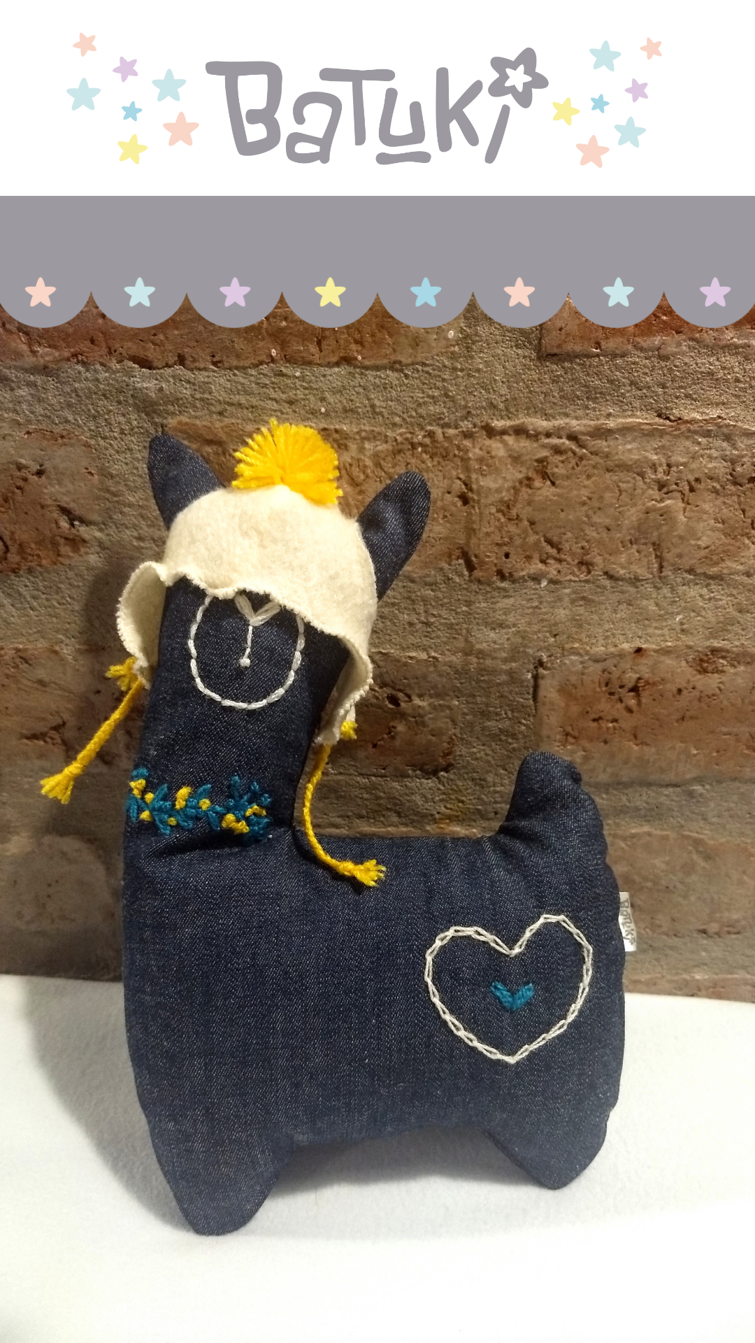 LLAMITA (medidas aprox 26x19cm)