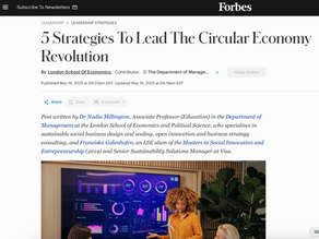 Embedding CE into existing workflows, channels, suppliers, and partners should be the natural place to start.
