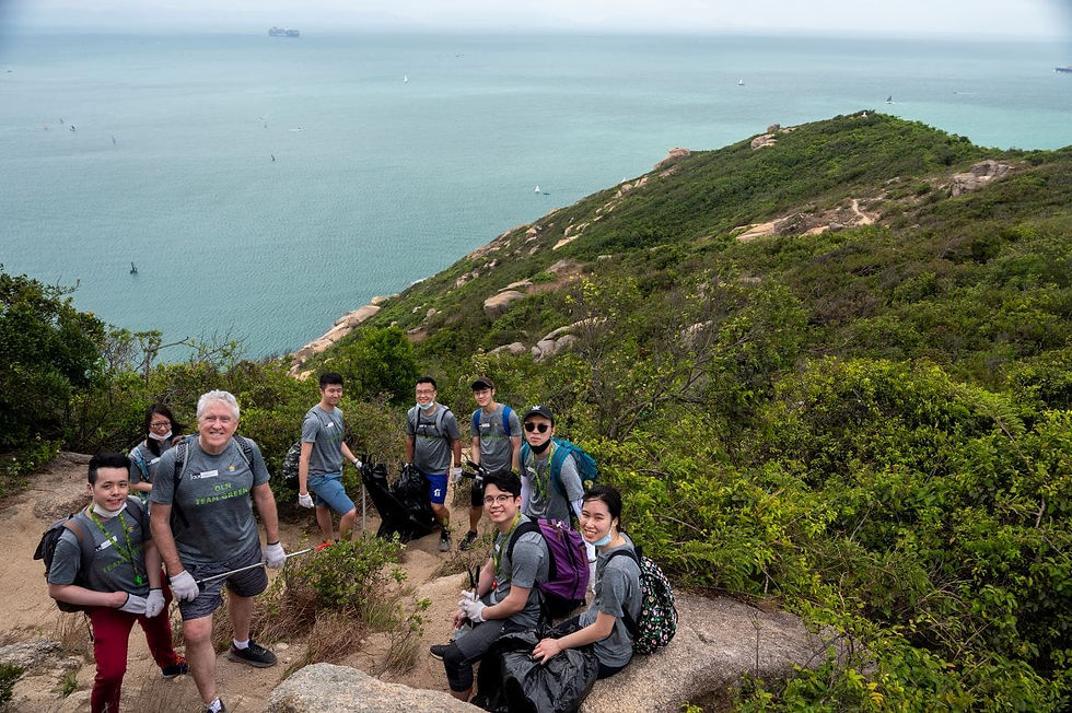 Saturday 24 April 2021, lawyers from OLN accepted the Adventure Clean Up challenge and spent their Saturday cleaning up Hong Kong’s beautiful trails & coastlines.