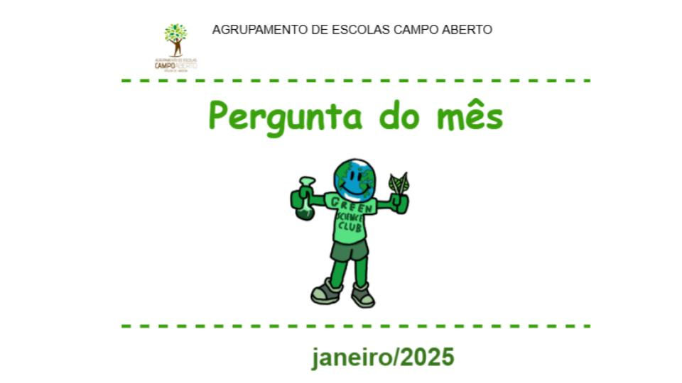 Pergunta do mês de janeiro de 2025