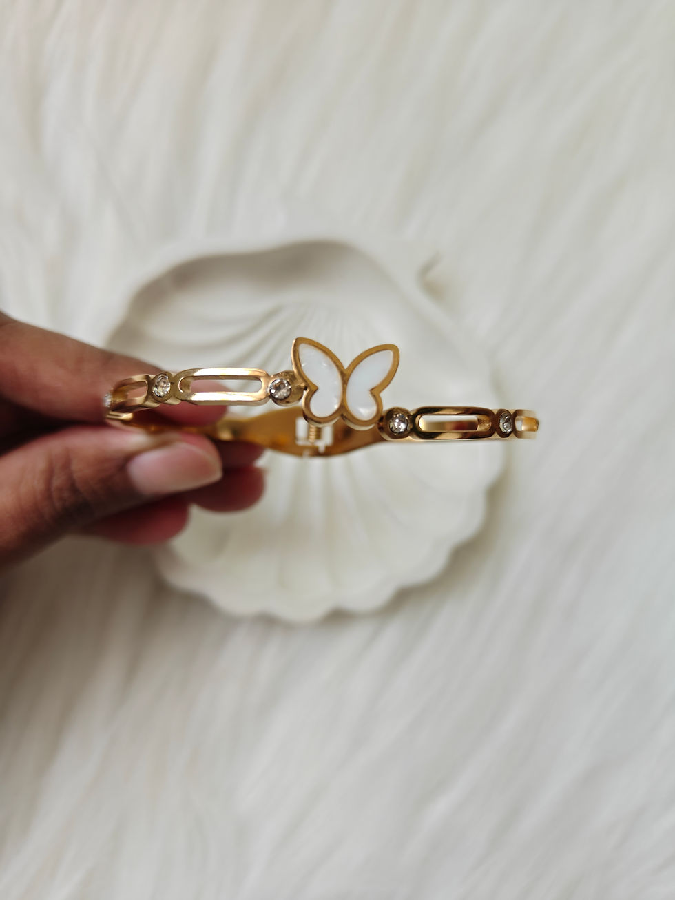 Thumbnail: Butterfly Bangle Bracelet 
