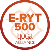 Yoga Alliance E-RYT 500 hour seal