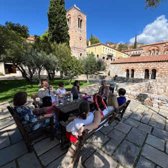 West Wind Yoga retreat guided tour of the Monastery Agios Lucas.