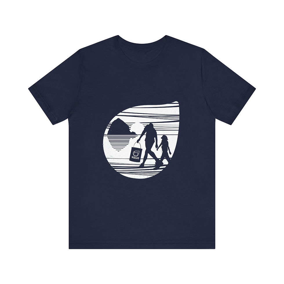Thumbnail: Haystack Rock Cleanup Unisex T-Shirt | Cannon Beach Oregon SOLVE Tee