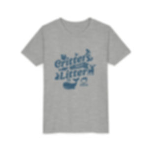Critters Not Litter Youth Short Sleeve T-Shirt | Youth SOLVE Tee