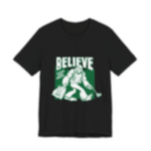 Believe in Keeping Oregon Wonderful Unisex Tee | Sasquatch Bigfoot SOLVE T-Shirt